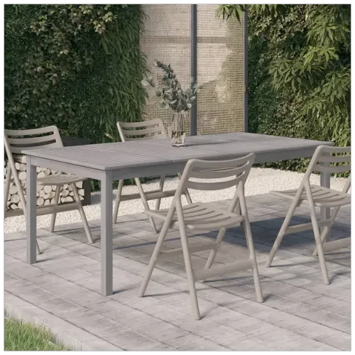 vidaXL Garden Table 200x90x74 cm Solid Acacia Wood by vidaXL