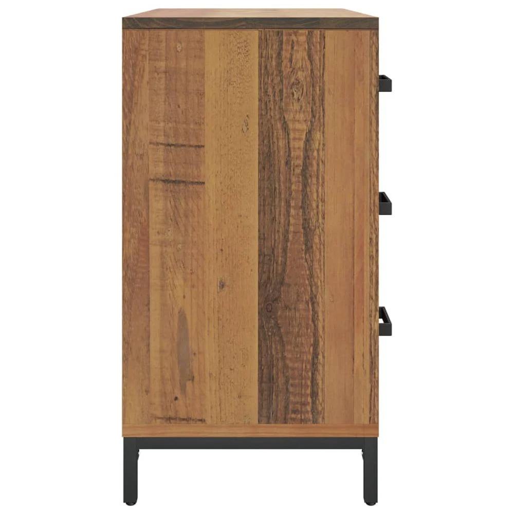 vidaXL Chest of Drawers 75x35x70 cm vidaXL Solid Pinewood - Uncategorized Chest of Drawers