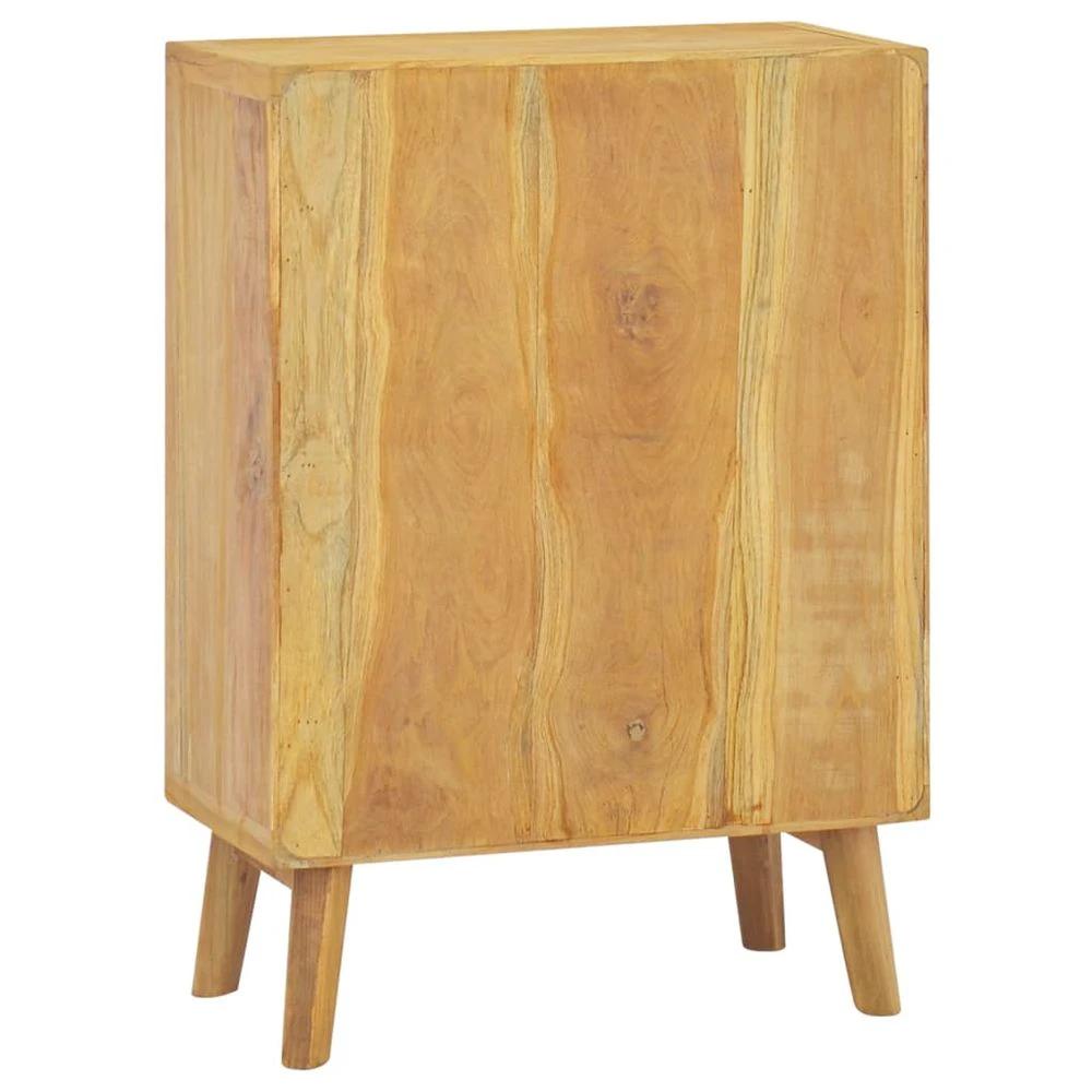 vidaXL Chest of Drawers 56x30x80 cm vidaXL Solid Wood Teak - Uncategorized Chest of Drawers