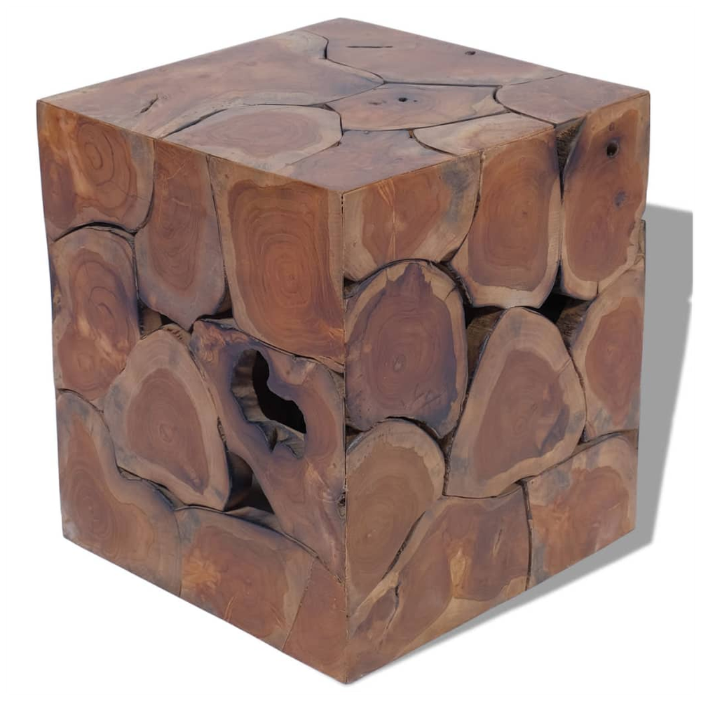 Stools/Coffee Table Solid Teak vidaXL by vidaXL