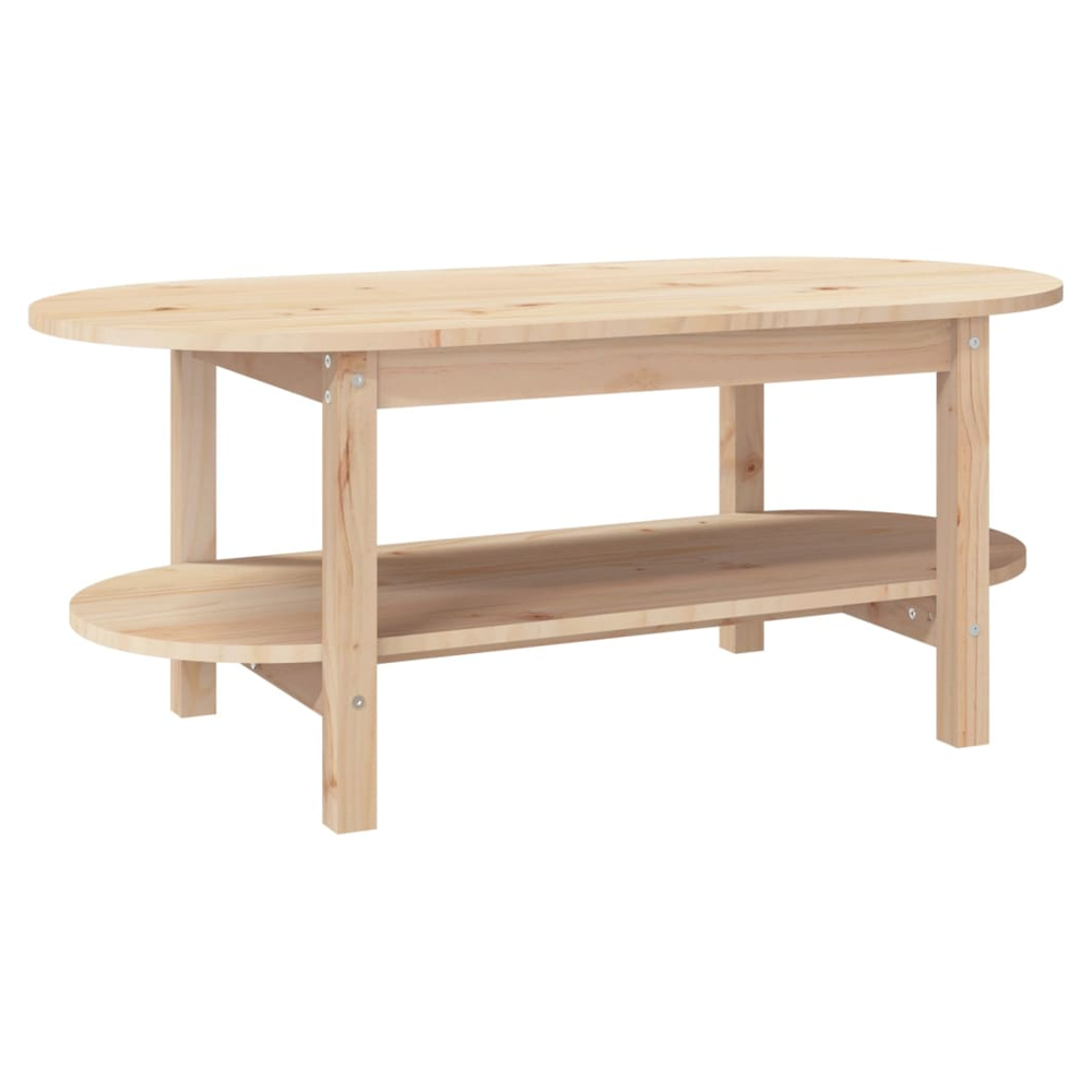 vidaXL Coffee Table 110x55x45 cm vidaXL Solid Wood Pine - Coffee Tables Coffee Table