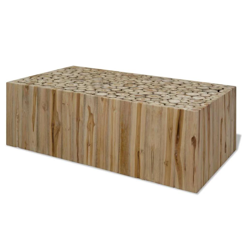 Coffee Table vidaXL Genuine Teak 50x50x35 cm by vidaXL