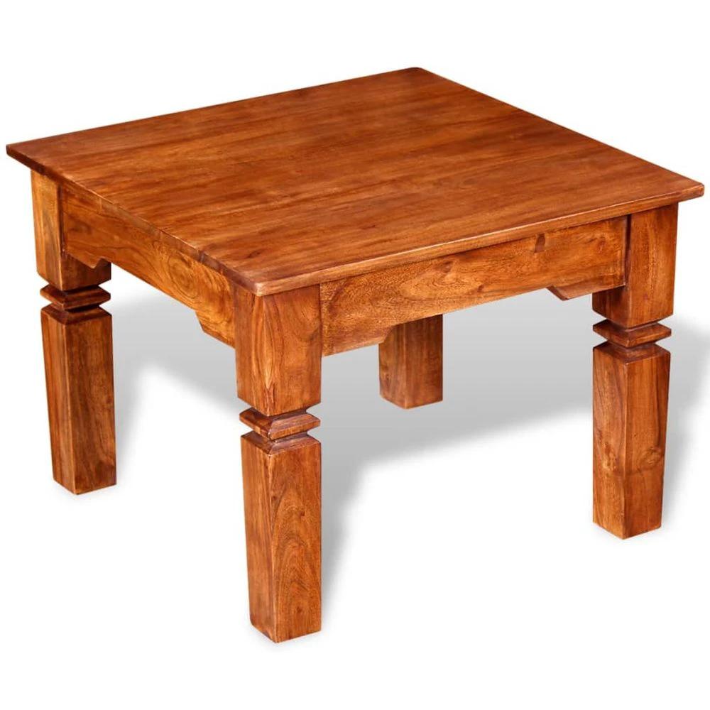 vidaXL Coffee Table Acacia Wood vidaXL 60x60x45 cm - Coffee Tables Coffee Table