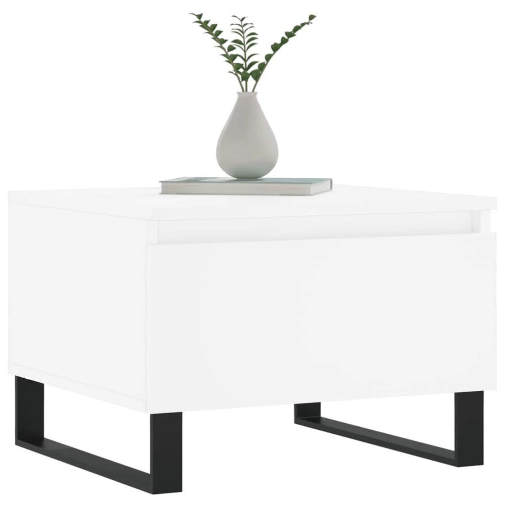 Coffee Table White 50x46x35 cm vidaXL Engineered Wood by vidaXL