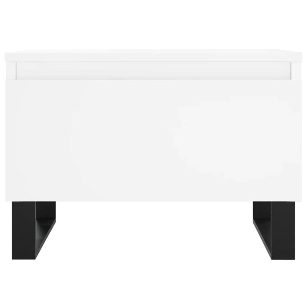 Coffee Table White 50x46x35 cm vidaXL Engineered Wood by vidaXL