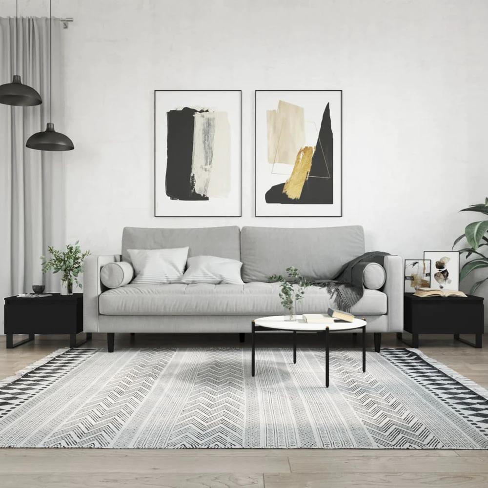 Coffee Table White 50x46x35 cm vidaXL Engineered Wood by vidaXL