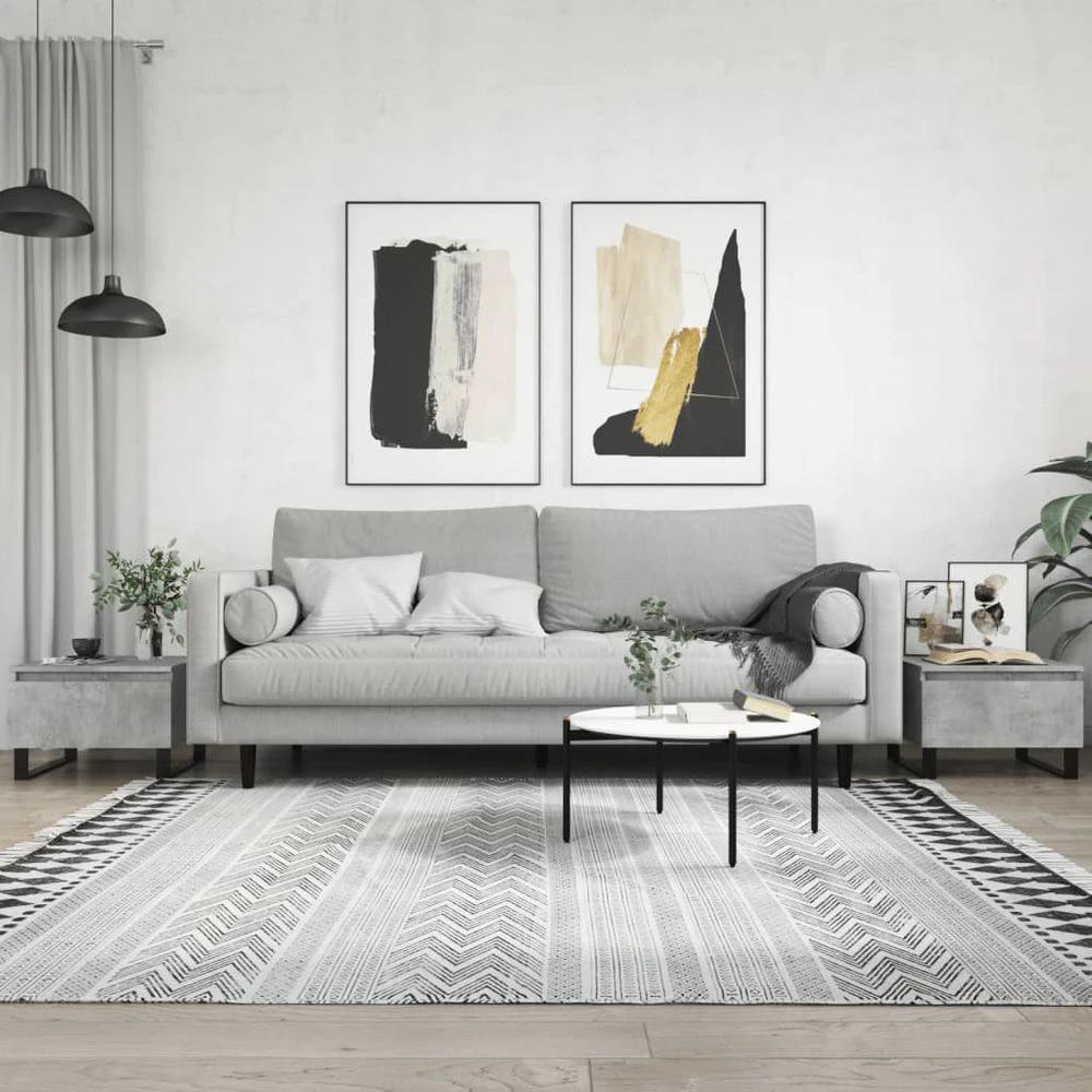 Coffee Table White 50x46x35 cm vidaXL Engineered Wood by vidaXL