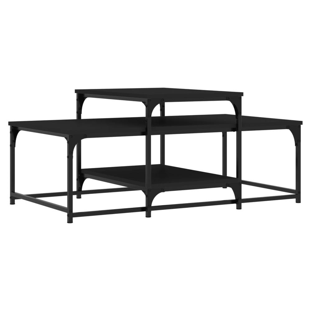 vidaXL Coffee Table Black 102x60x45 cm vidaXL Engineered Wood - Coffee Tables Coffee Table
