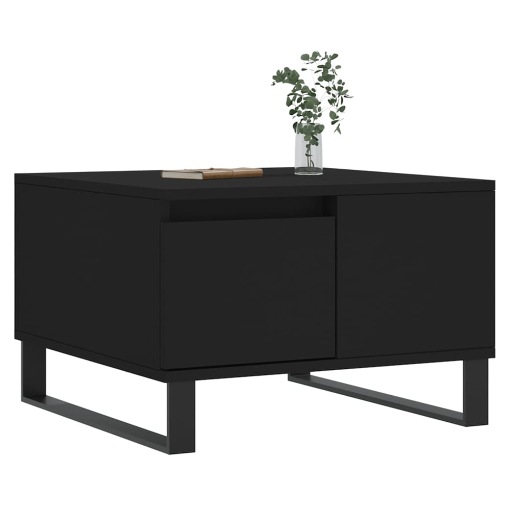vidaXL Coffee Table Black 55x55x36.5 cm vidaXL Engineered Wood - Coffee Tables Coffee Table