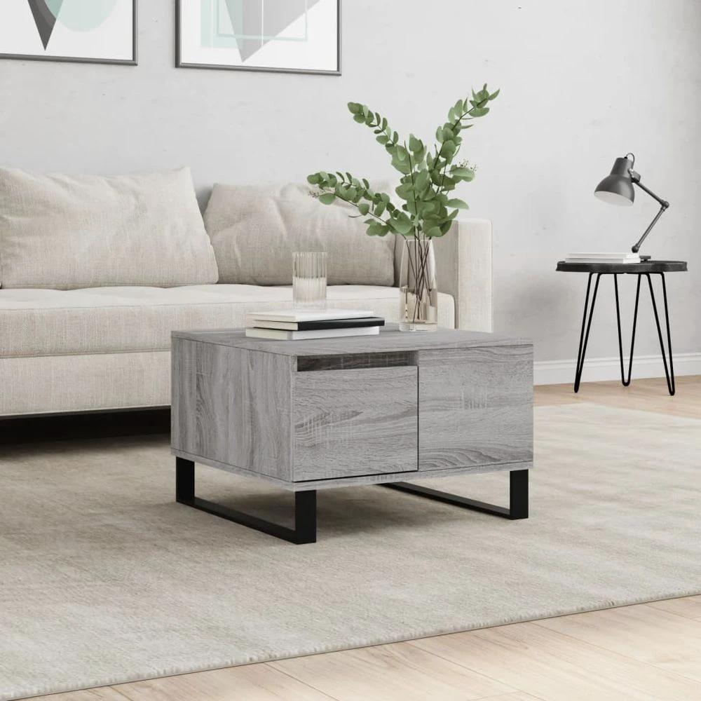 vidaXL Coffee Table Black 55x55x36.5 cm vidaXL Engineered Wood - Coffee Tables Coffee Table