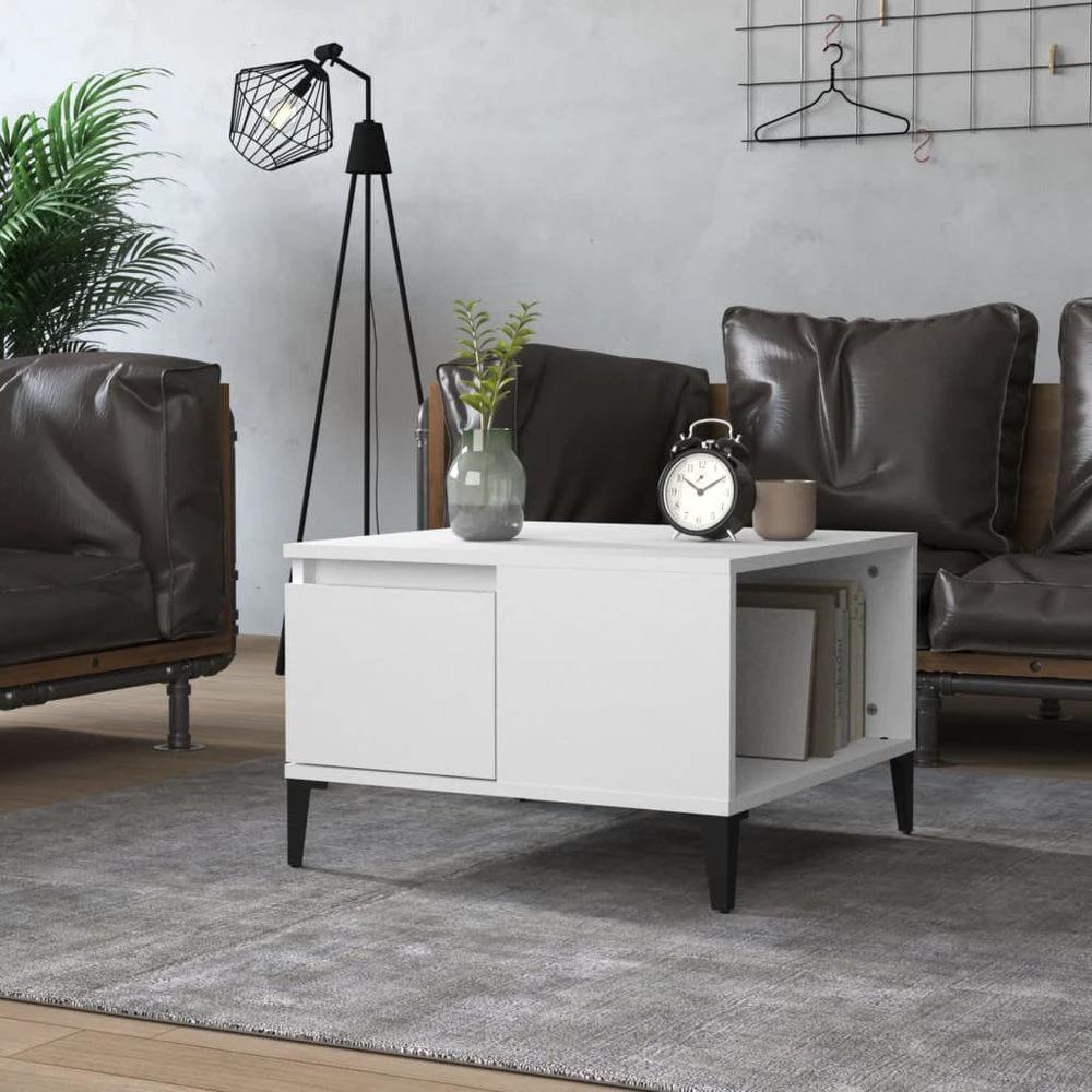 vidaXL Coffee Table White 55x55x36.5 cm vidaXL Engineered Wood - Coffee Tables Coffee Table