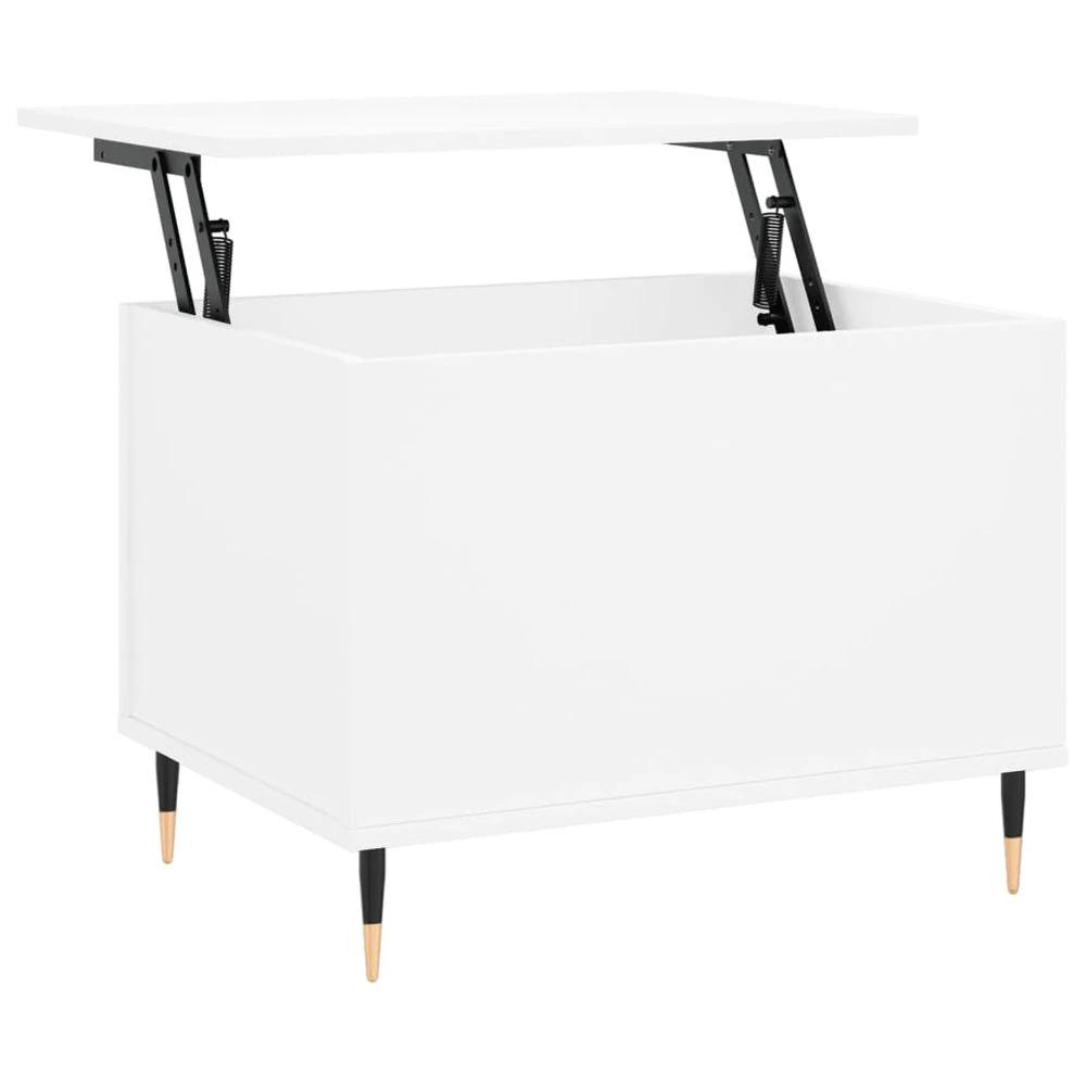 vidaXL Coffee Table White 60x44.5x45 cm vidaXL Engineered Wood - Coffee Tables Coffee Table
