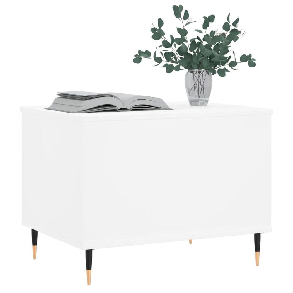 vidaXL Coffee Table White 60x44.5x45 cm vidaXL Engineered Wood - Coffee Tables Coffee Table