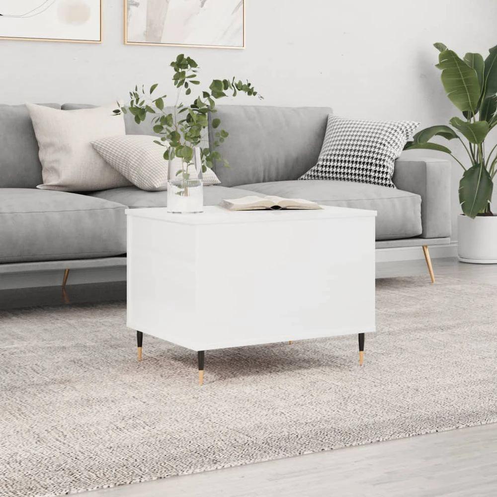 Coffee Table White 60x44.5x45 cm vidaXL Engineered Wood by vidaXL