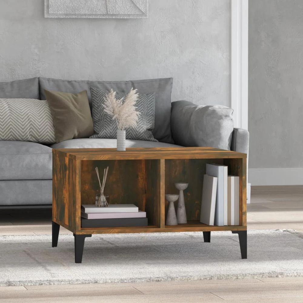 vidaXL Coffee Table White 60x50x36.5 cm vidaXL Engineered Wood - Coffee Tables Coffee Table
