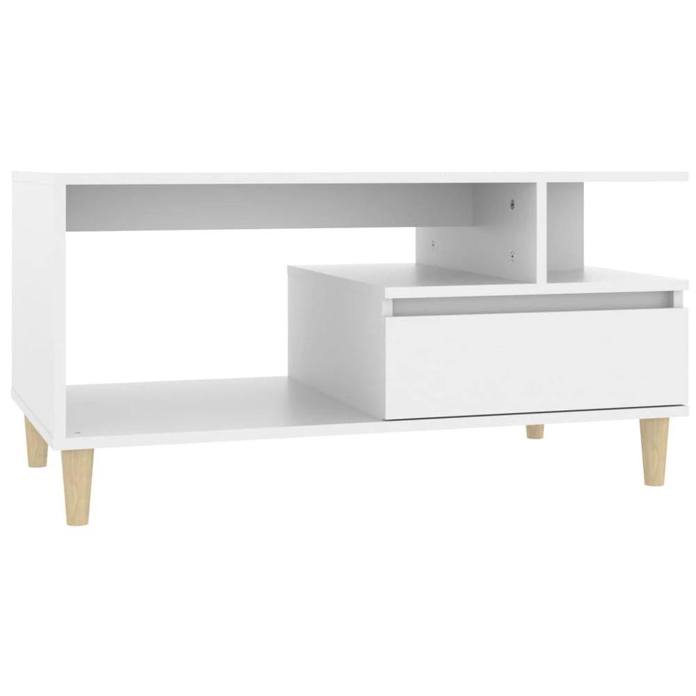 vidaXL Coffee Table White 90x49x45 cm vidaXL Engineered Wood - Coffee Tables Coffee Table