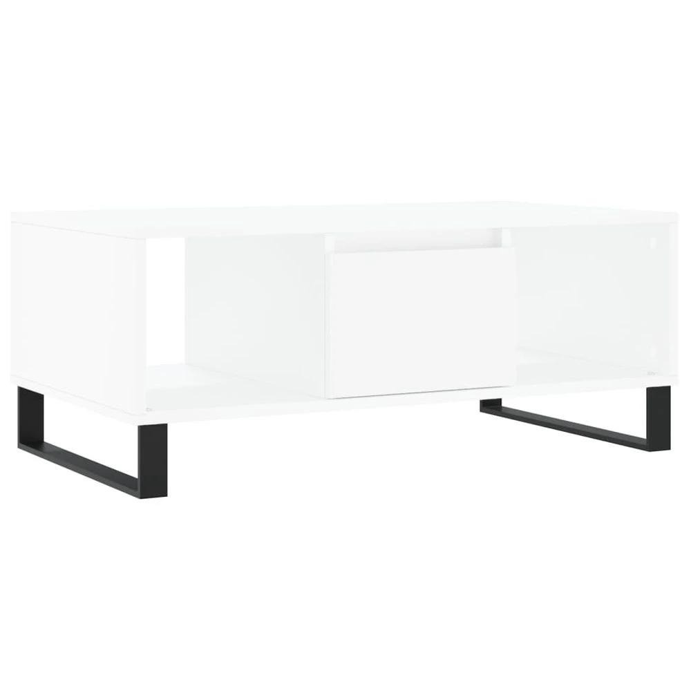 Modern Coffee Table White 90x50x36.5 cm vidaXL Engineered Wood by vidaXL