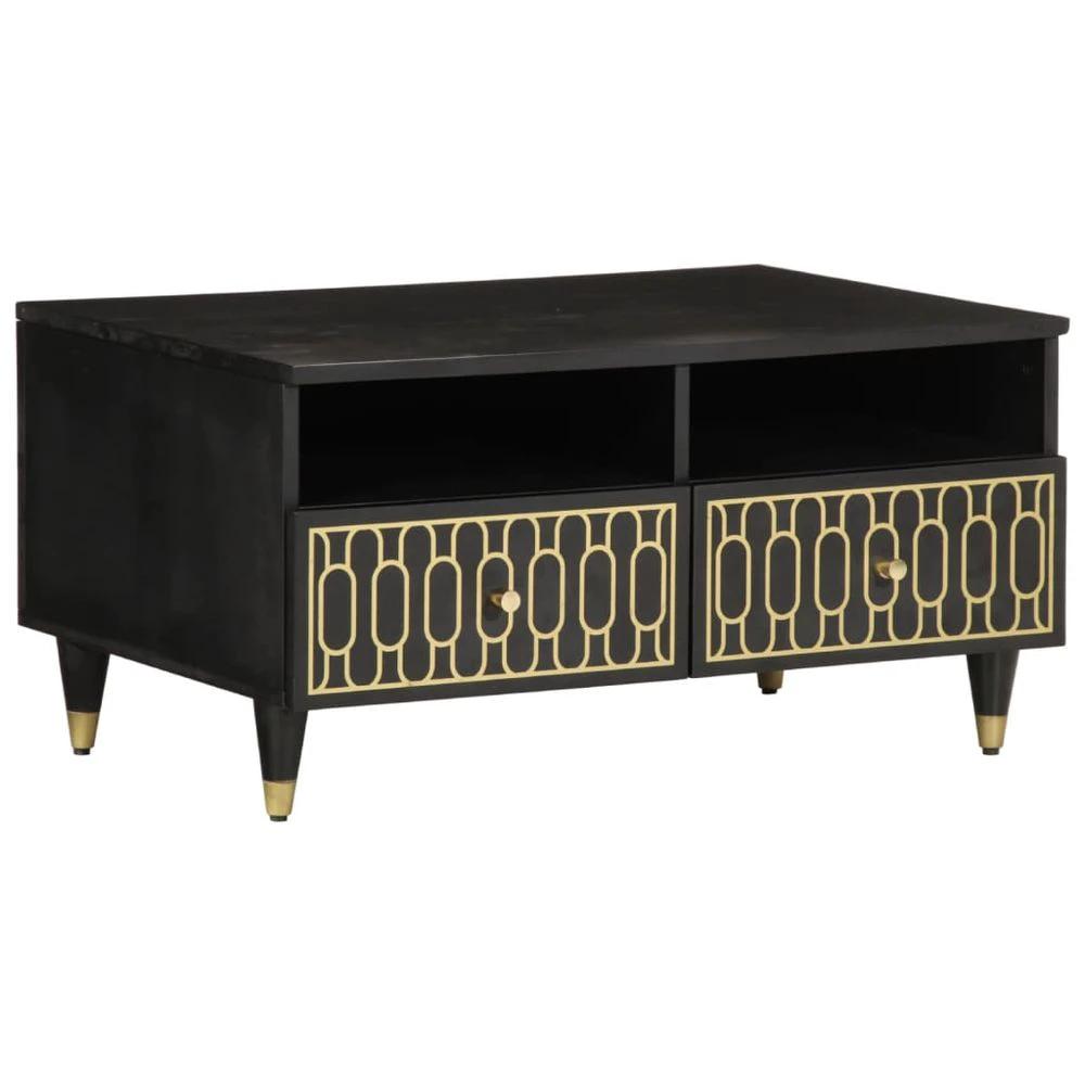 Coffee Table 80x54x40 cm vidaXL Solid Wood Mango by vidaXL