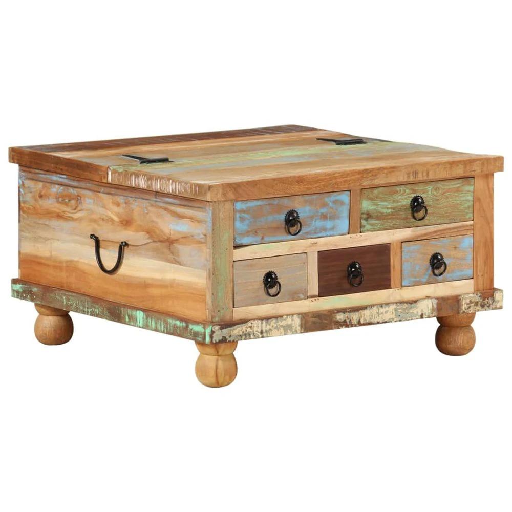 vidaXL Coffee Table vidaXL Reclaimed Wood 70x70x38 cm - Coffee Tables Coffee Table