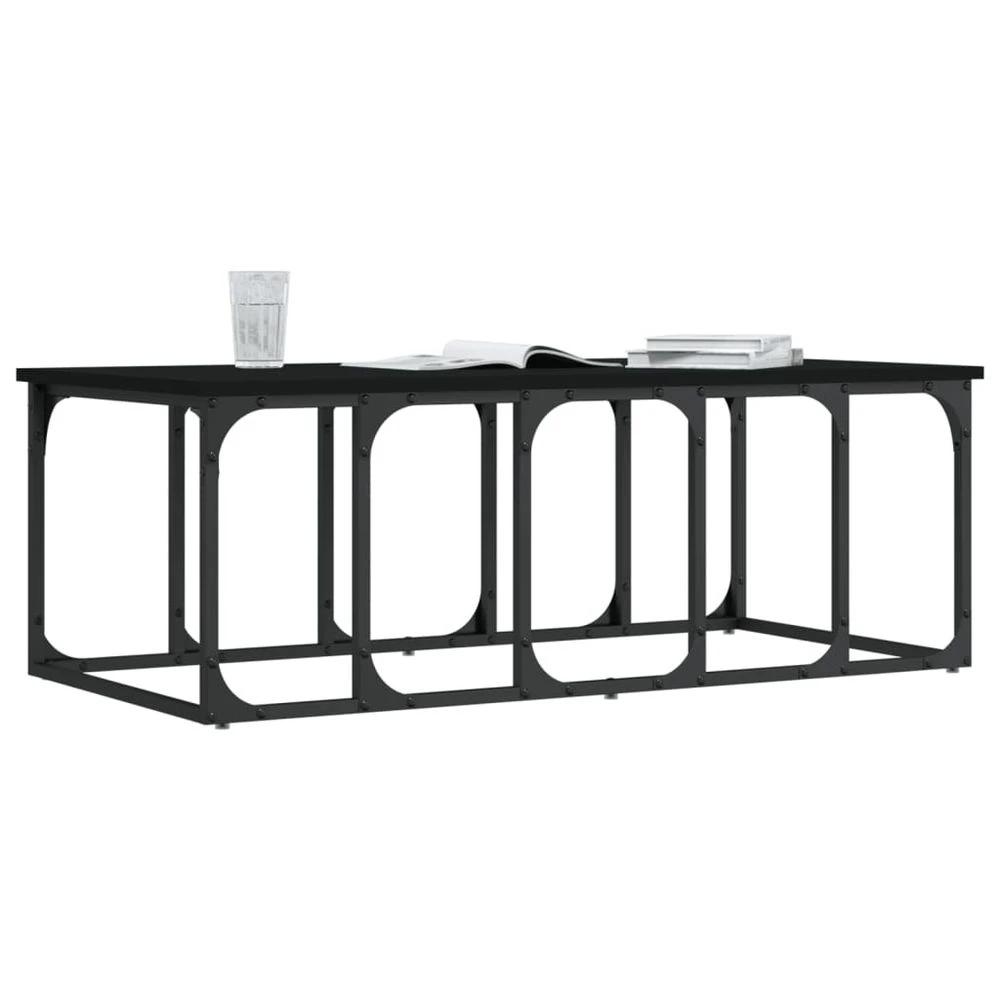 vidaXL Coffee Table Black 100x50x35.5 cm vidaXL Engineered Wood - Coffee Tables Coffee Table