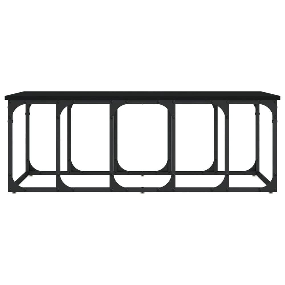 vidaXL Coffee Table Black 100x50x35.5 cm vidaXL Engineered Wood - Coffee Tables Coffee Table