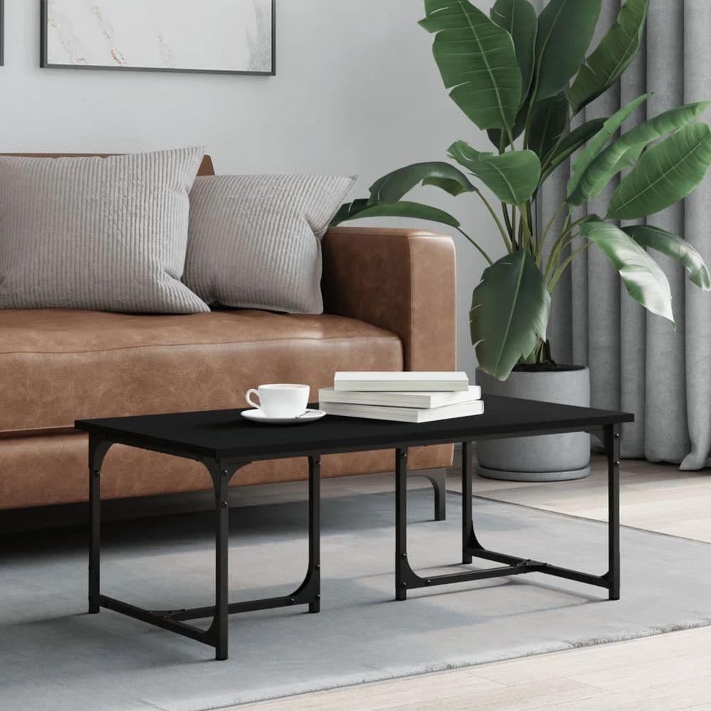 vidaXL Coffee Table Black 90x50x35 cm vidaXL Engineered Wood - Coffee Tables Coffee Table