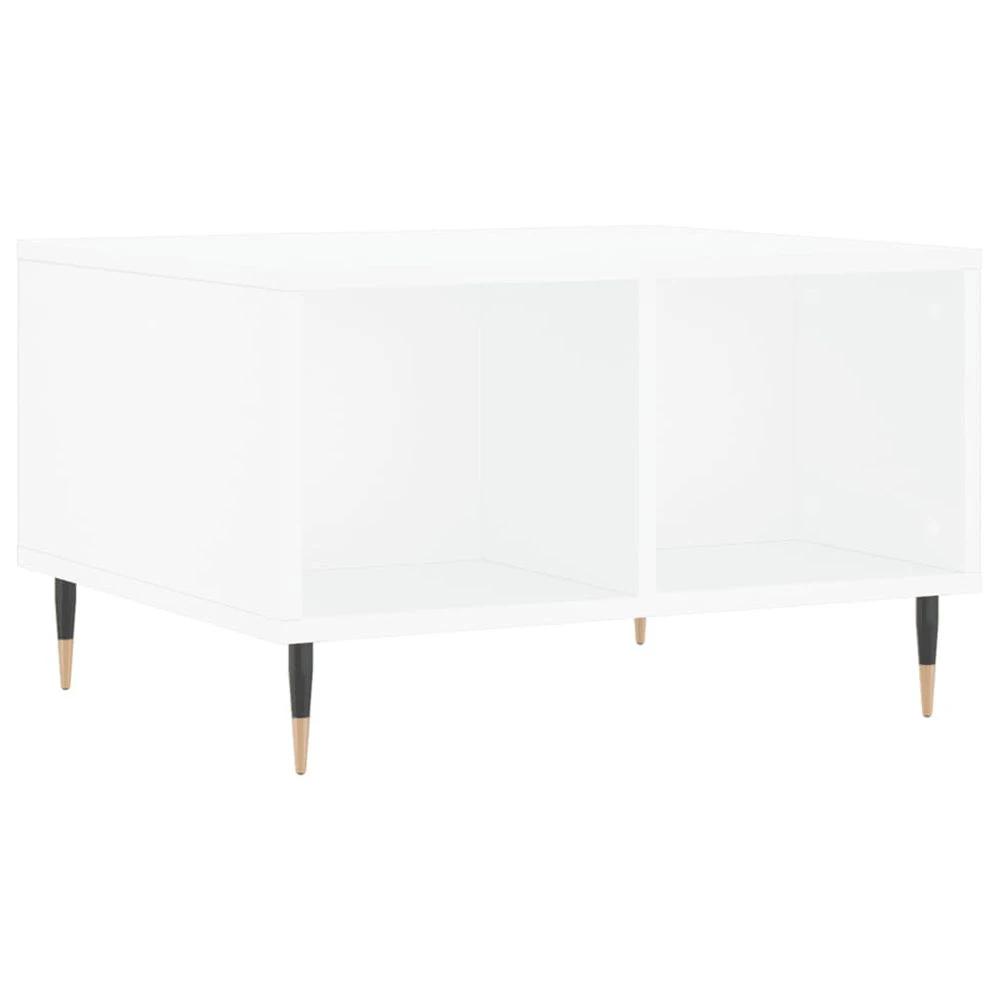 Coffee Table White 60x50x36.5 cm vidaXL Engineered Wood by vidaXL