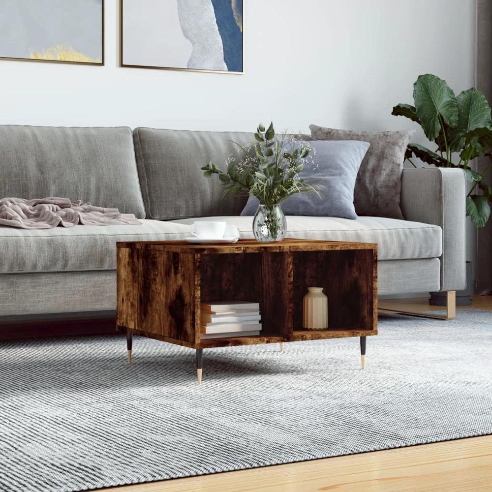 vidaXL Coffee Table White 60x50x36.5 cm vidaXL Engineered Wood - Coffee Tables Coffee Table