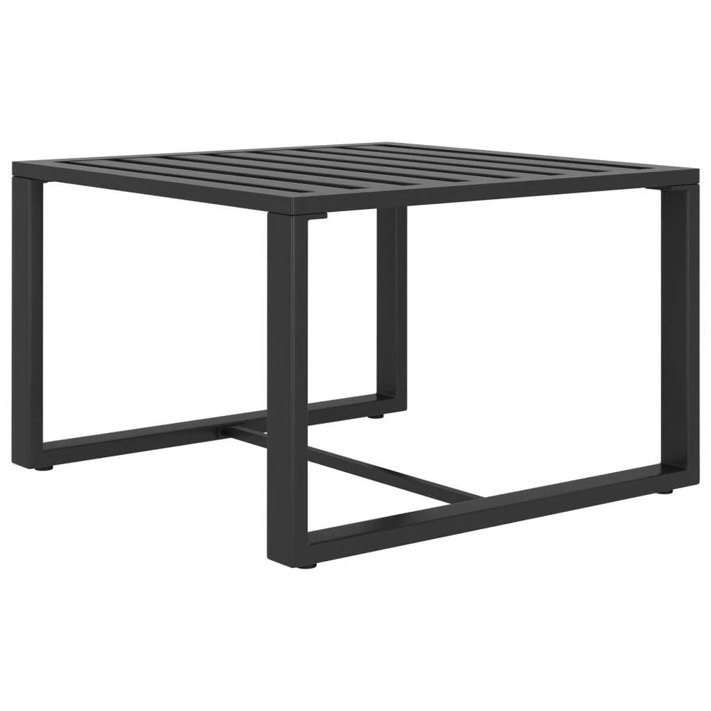 Coffee Table Aluminium vidaXL Anthracite by vidaXL