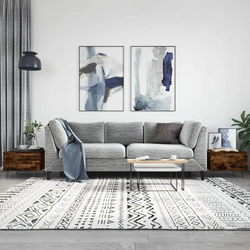 Coffee Table White 50x46x35 cm vidaXL Engineered Wood by vidaXL