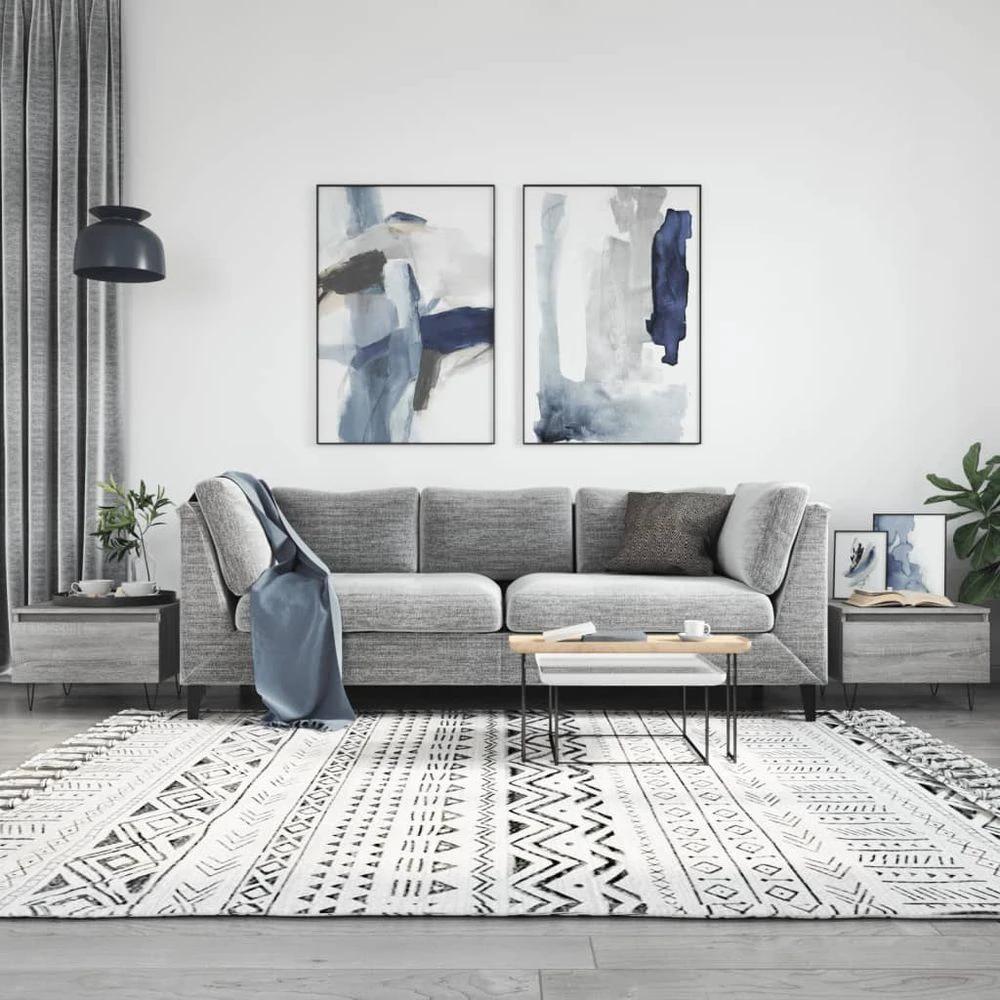 Coffee Table White 50x46x35 cm vidaXL Engineered Wood by vidaXL