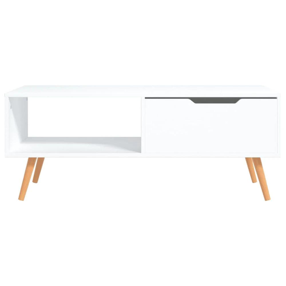 vidaXL Coffee Table White 100x49.5x43 cm vidaXL Engineered Wood - Coffee Tables Coffee Table