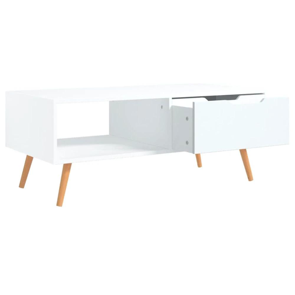 vidaXL Coffee Table White 100x49.5x43 cm vidaXL Engineered Wood - Coffee Tables Coffee Table