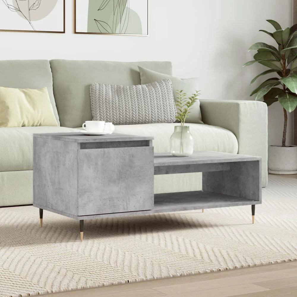 vidaXL Coffee Table White 100x50x45 cm vidaXL Engineered Wood - Coffee Tables Coffee Table