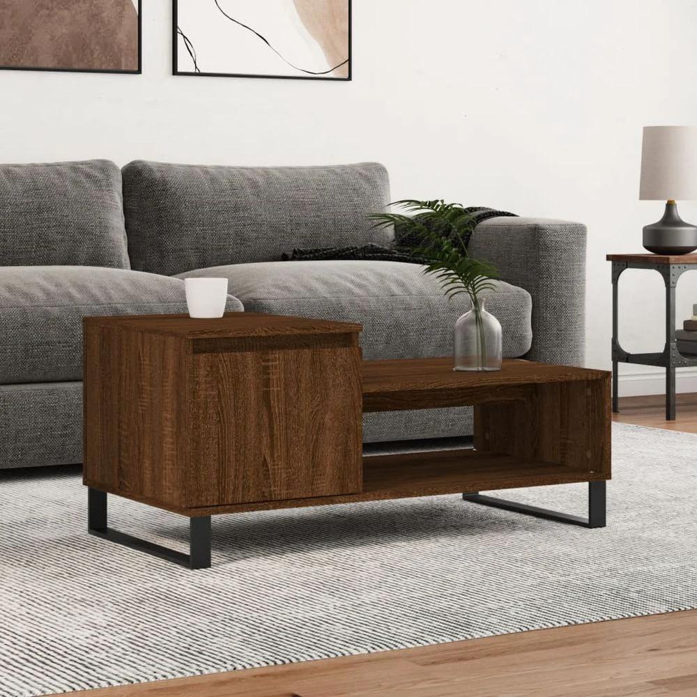 vidaXL Coffee Table White 100x50x45 cm vidaXL Engineered Wood - Coffee Tables Coffee Table