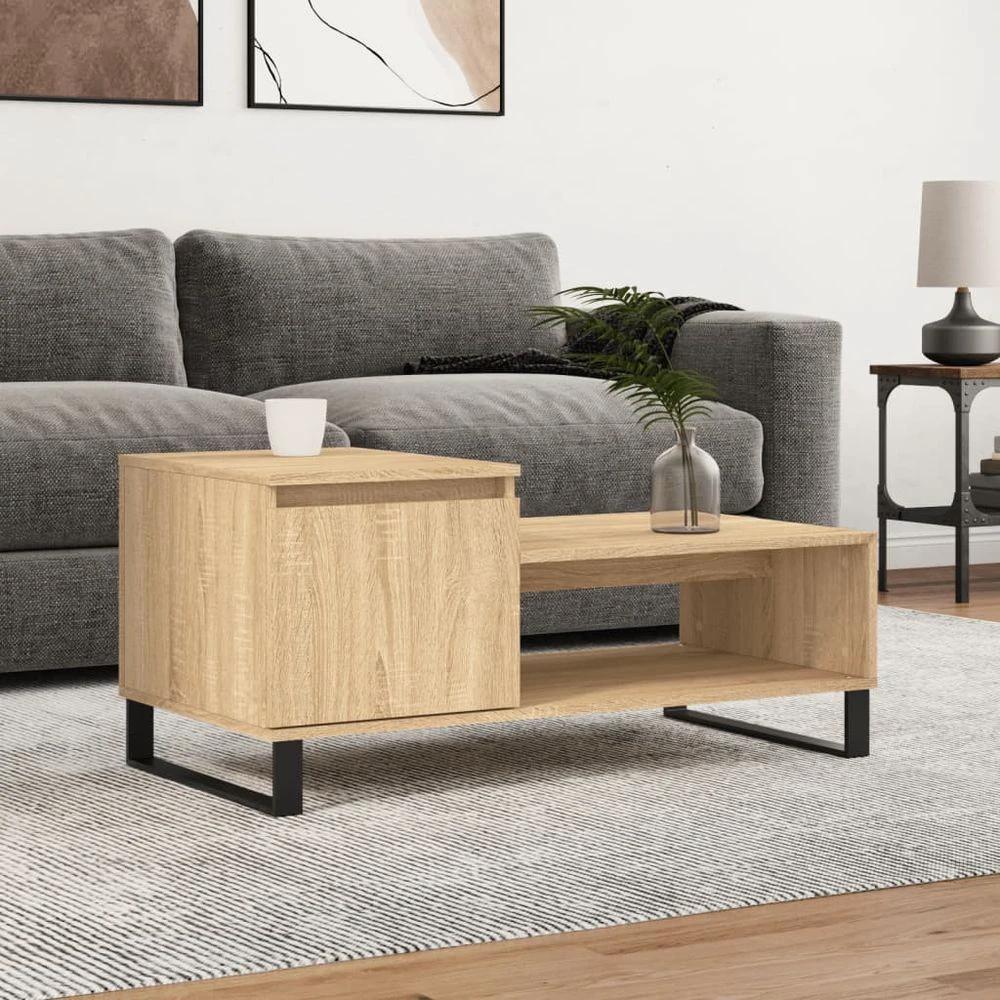 vidaXL Coffee Table White 100x50x45 cm vidaXL Engineered Wood - Coffee Tables Coffee Table
