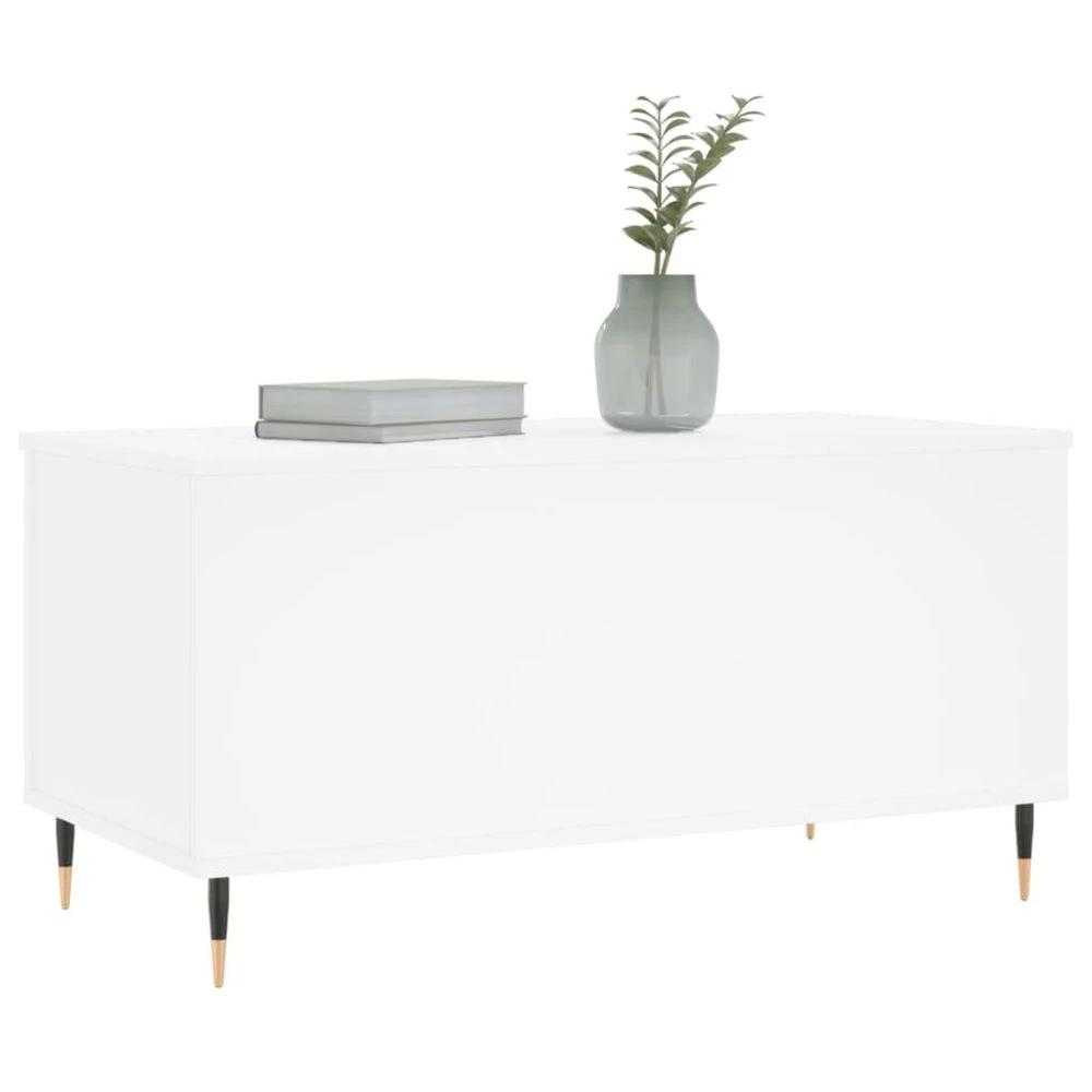 Coffee Table White 90x44.5x45 cm vidaXL Engineered Wood by vidaXL