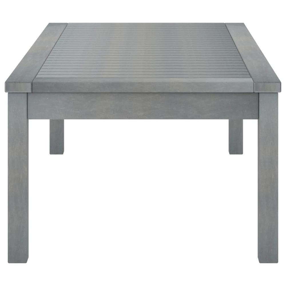 Coffee Table 100x50x33 cm vidaXL Grey Solid Acacia Wood by vidaXL