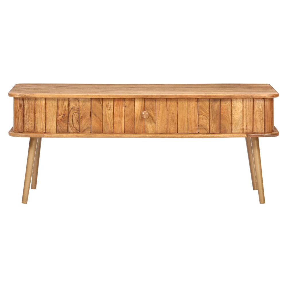 Coffee Table 100x50x40 cm vidaXL Solid Acacia Wood by vidaXL