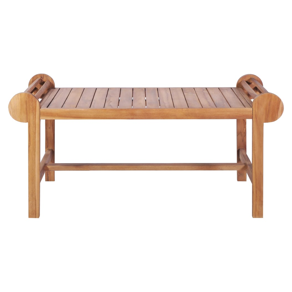 Coffee Table 100x50x45 cm vidaXL Solid Teak by vidaXL