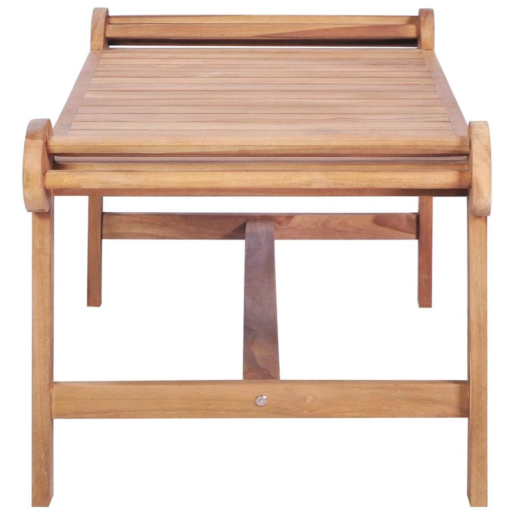 Coffee Table 100x50x45 cm vidaXL Solid Teak by vidaXL