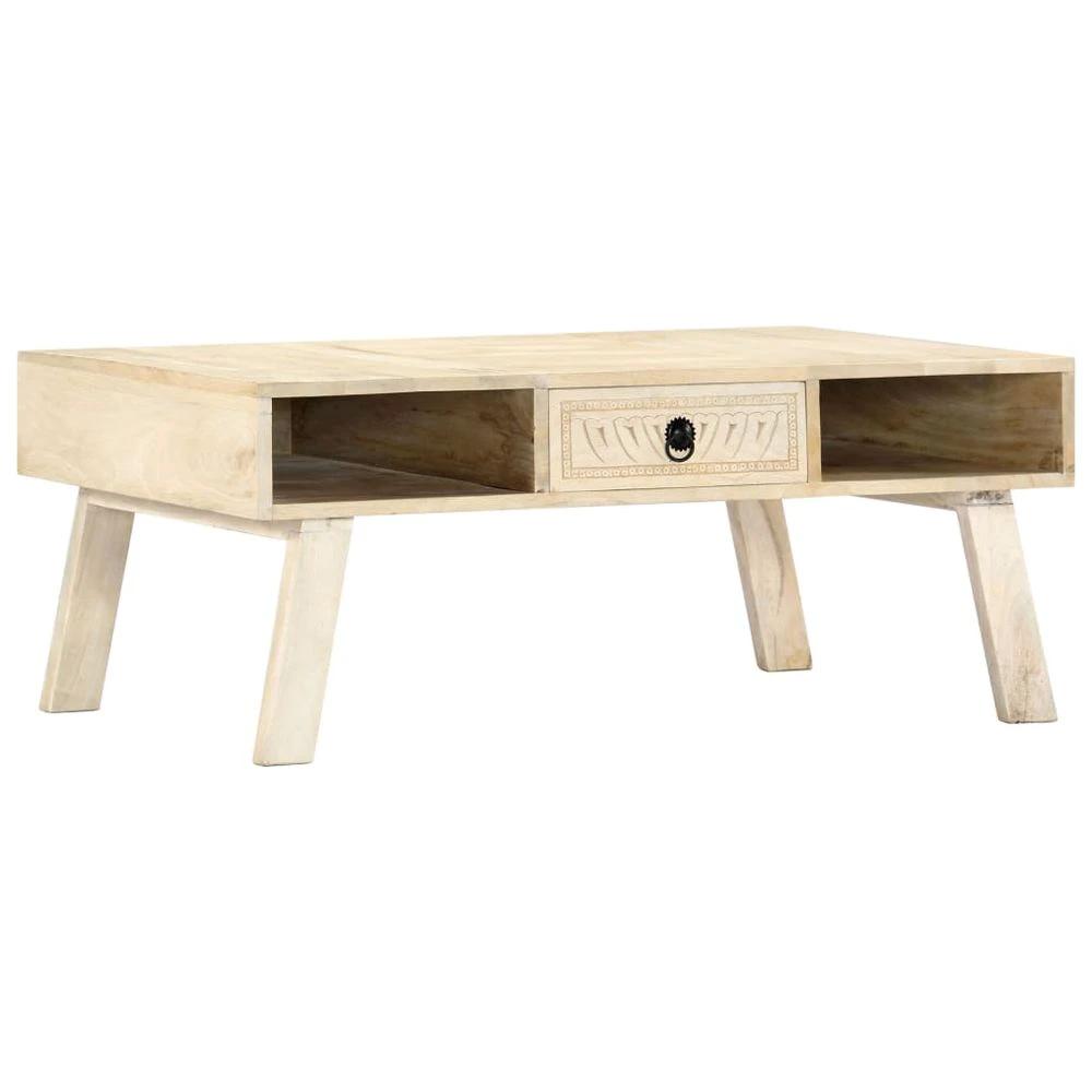 Coffee Table 100x60x40 cm vidaXL Solid Mango Wood by vidaXL