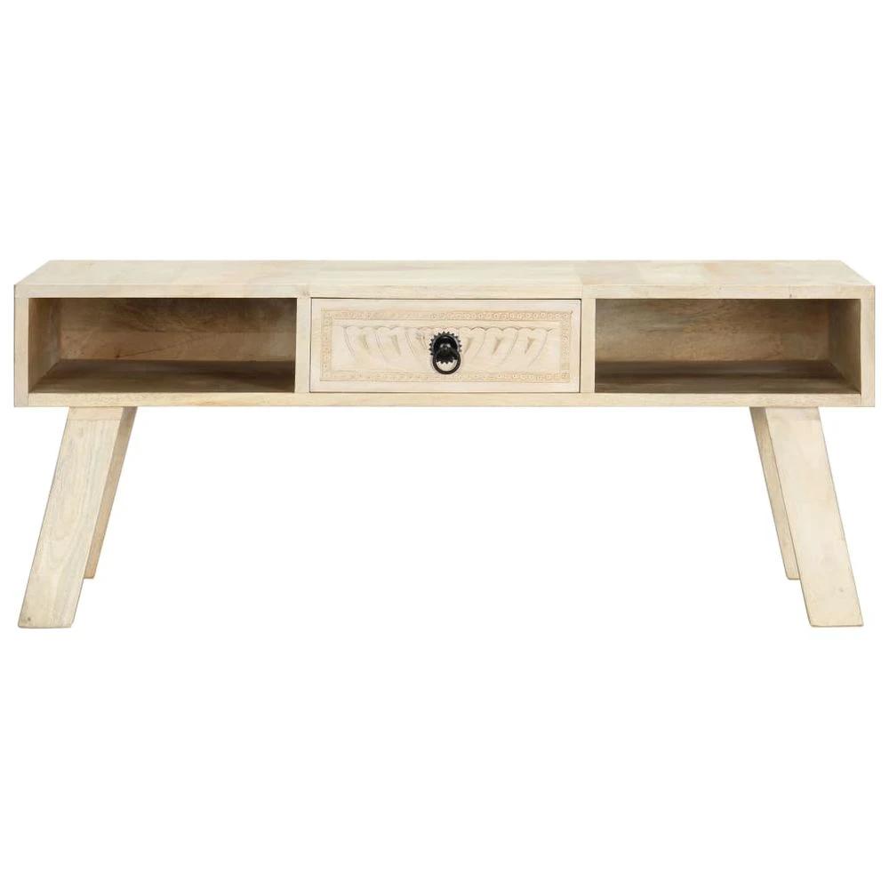 Coffee Table 100x60x40 cm vidaXL Solid Mango Wood by vidaXL
