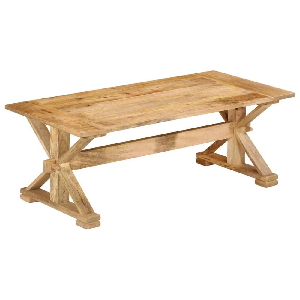 Coffee Table 110x52x40 cm vidaXL Solid Wood Mango by vidaXL
