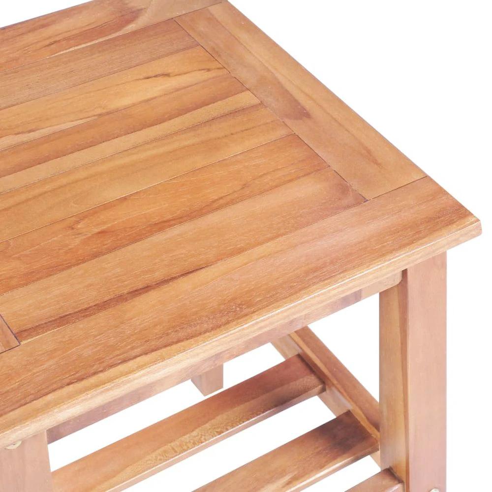 vidaXL Coffee Table 40x40x50 cm vidaXL Square Solid Teak - Coffee Tables Coffee Table