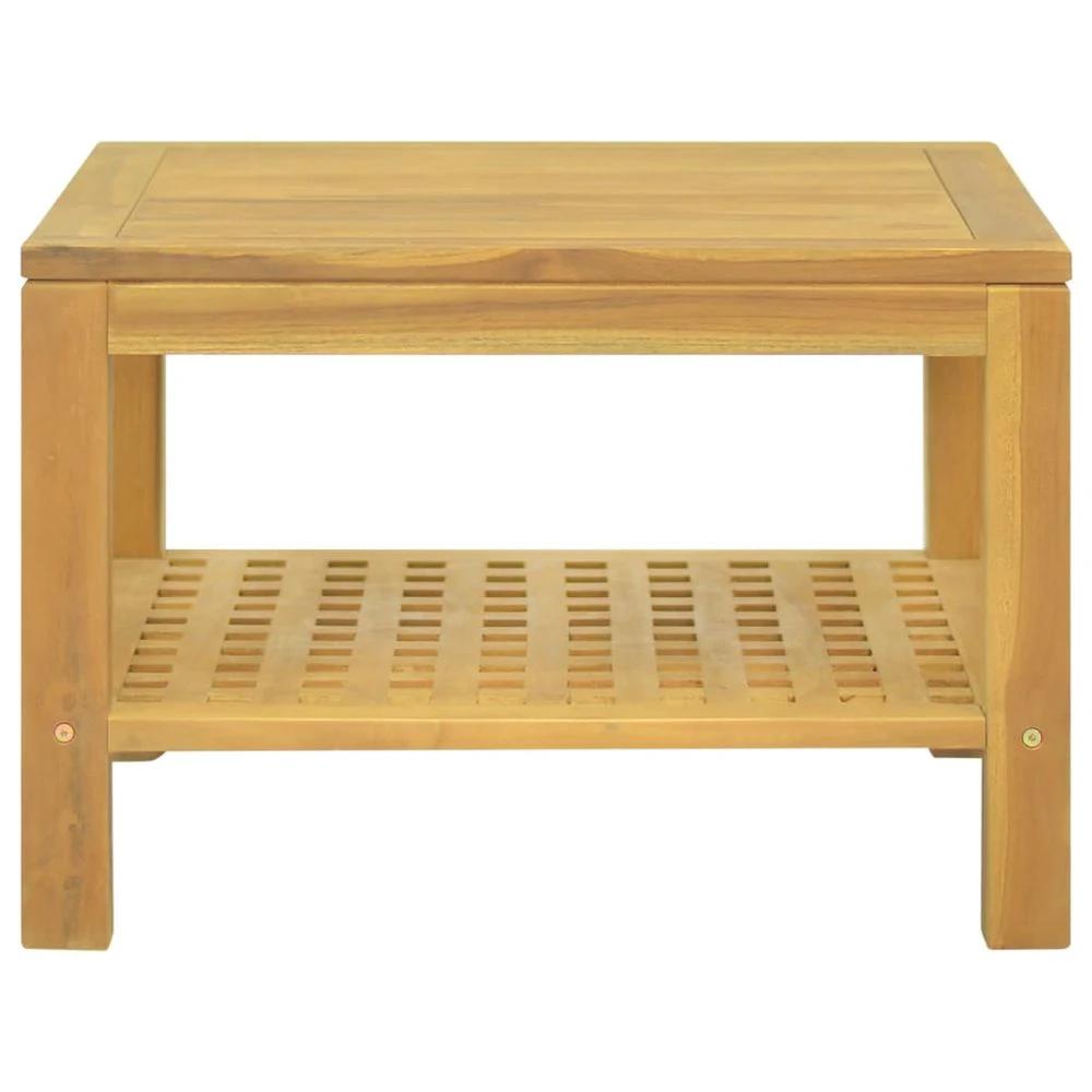 Coffee Table 60x60x40 cm vidaXL Solid Wood Teak by vidaXL
