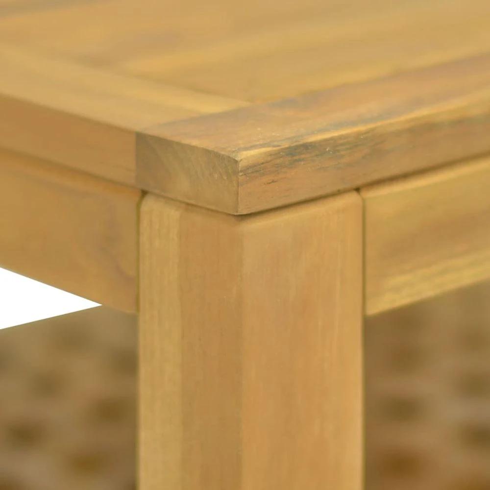 Coffee Table 60x60x40 cm vidaXL Solid Wood Teak by vidaXL