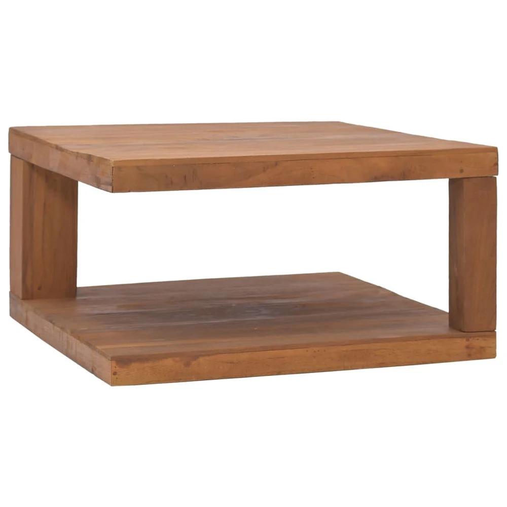vidaXL Coffee Table 65x65x33 cm vidaXL Solid Teak Wood - Coffee Tables Coffee Table