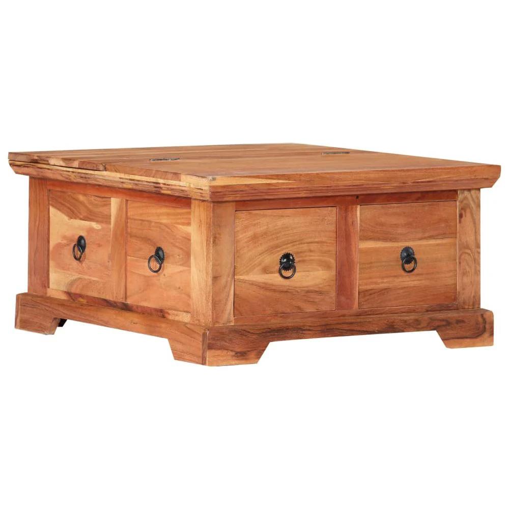 vidaXL Coffee Table 66x70x35 cm vidaXL Solid Acacia Wood - Coffee Tables Coffee Table