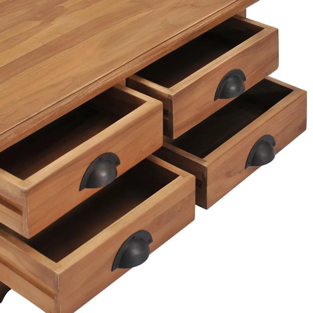 Coffee Table 68x68x30 cm vidaXL Solid Teak Wood by vidaXL